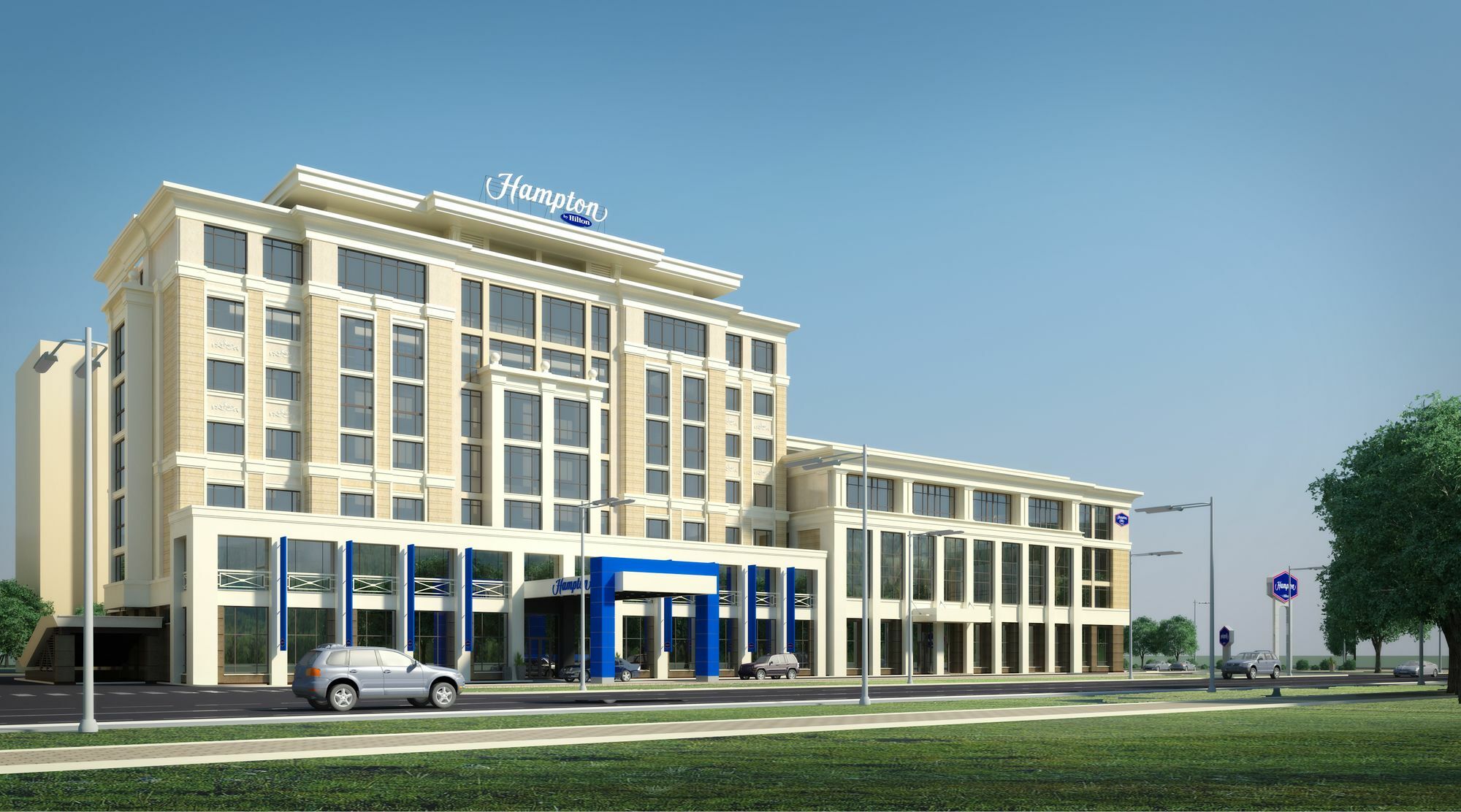 Hampton By Hilton Astana Triumphal Arch Exterior foto